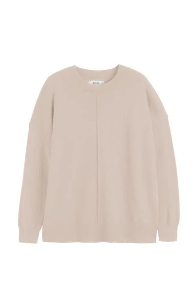 Chinti & Parker Wool Cashmere Blend V Neck Collared Sweater In Gray