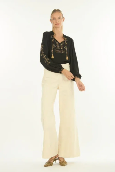 Secret Mission Serah Blouse In Black