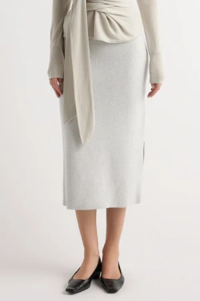 Modern Citizen Esti Side-zip Organic Cotton-wool Skirt In Multi