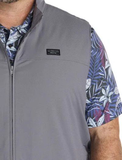 Travismathew Fit By Dxl Big & Tall Wanderlust Vest In Gray