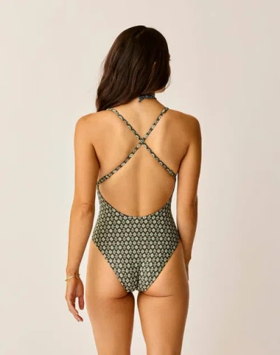 Carve Designs Serenity Compression One Piece In Green