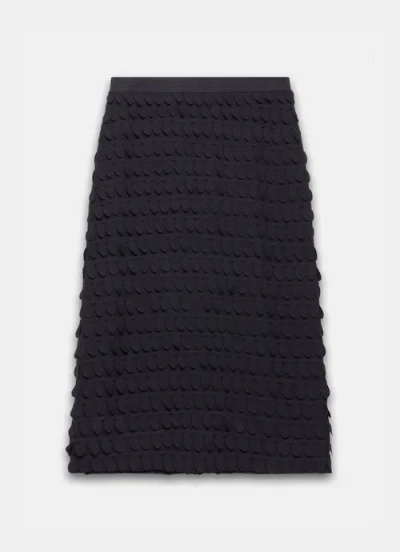 Mint Velvet Textured Pencil Skirt In Multi