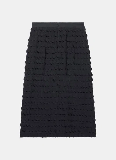 Mint Velvet Textured Pencil Skirt In Multi