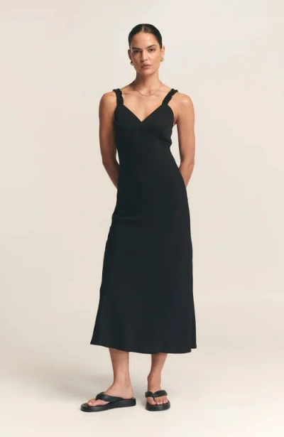 St Mrlo Tide Midi Dress In Black