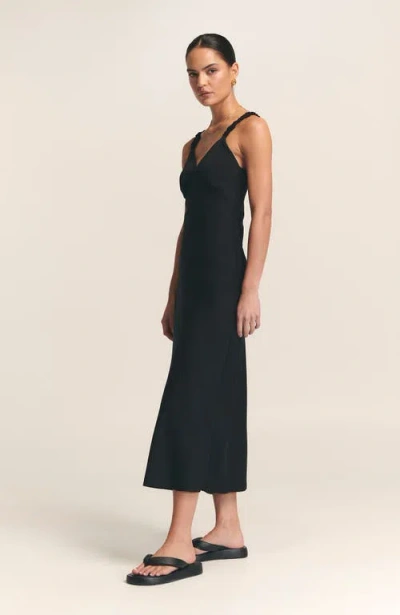 St Mrlo Tide Midi Dress In Black