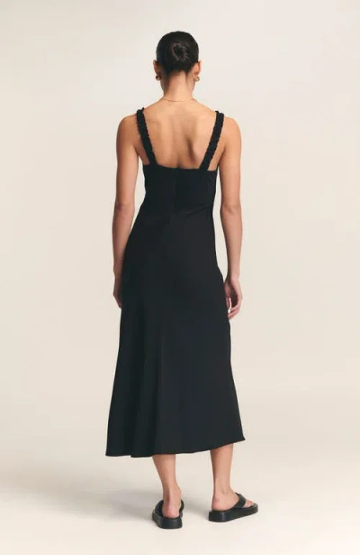 St Mrlo Tide Midi Dress In Black