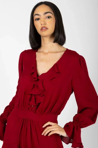 Secret Mission Warby Dress In Red