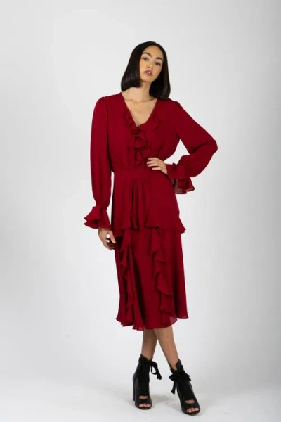Secret Mission Warby Dress In Red