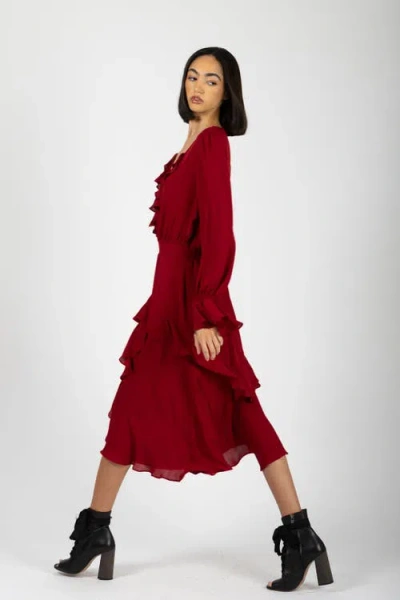 Secret Mission Warby Dress In Red