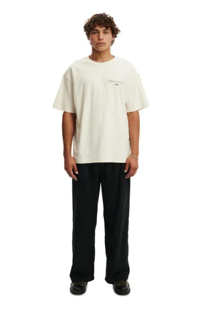 Cotton On Box Fit Graphic T-shirt In Neutral