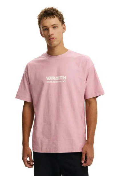 Cotton On Box Fit Graphic T-shirt In Pink
