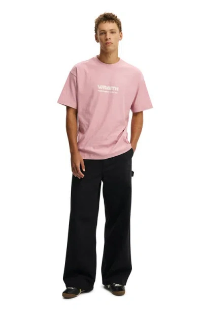 Cotton On Box Fit Graphic T-shirt In Pink