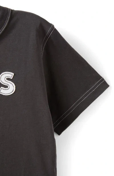 Cotton On Kids Kid's Jonny Short Sleeve Graphic Print Tee In Black