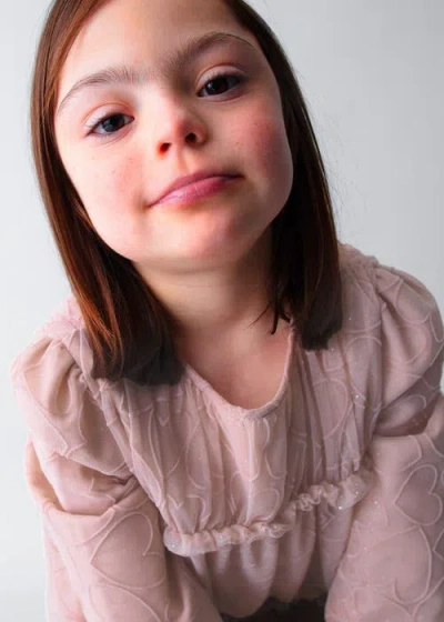 Mayoral Tulle Dress In Pink