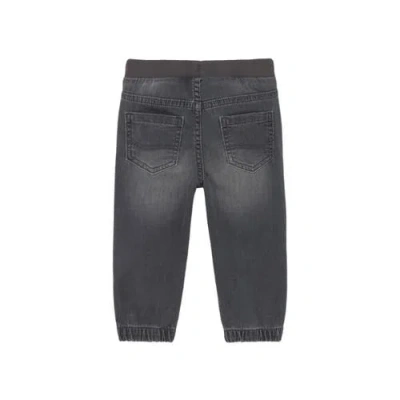 Mayoral Denim Jogger Pants In Black