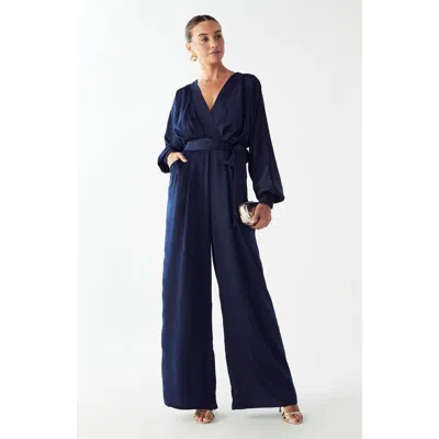 Willa Salem Jumpsuit In Blue