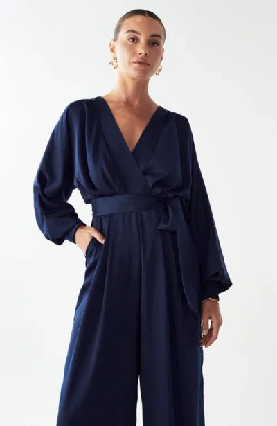 Willa Salem Jumpsuit In Blue