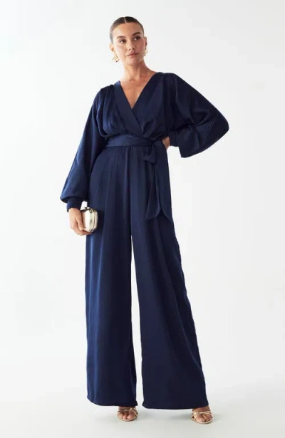 Willa Salem Jumpsuit In Blue