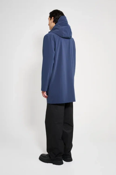 Stutterheim Stockholm Patch Raincoat In Brown