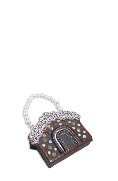 Simitri Winter Cottage House Mini Bag In Multi