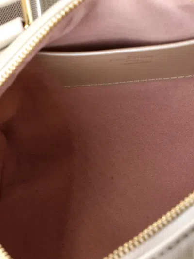 Pre-owned Louis Vuitton Speedy Bandouliere Bag Limited Edition Fall In Love Monogram Embossed Lambskin 22 Shoulder Bag In Neutral