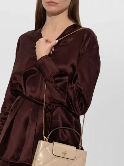 Tory Burch Kira East West Chain Strap Shoulder Bag In Neutral