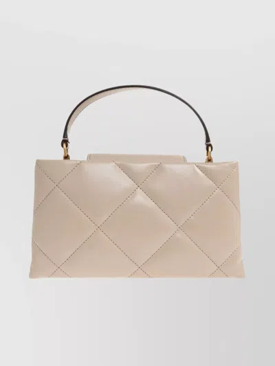 Tory Burch Kira East West Chain Strap Shoulder Bag In Neutral