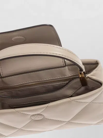 Tory Burch Kira East West Chain Strap Shoulder Bag In Neutral