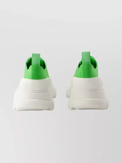 Alexander Mcqueen Tread Slick Low-top Sneakers Smooth Lambskin In Multi