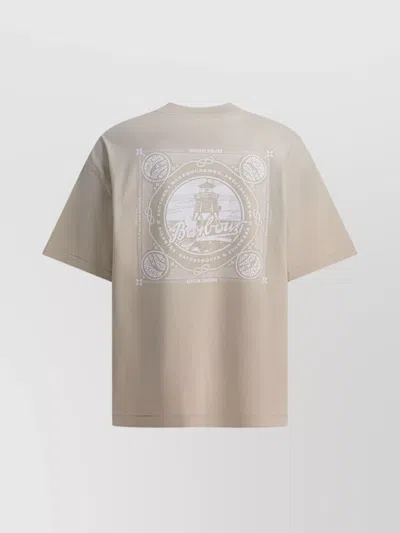 Barbour Kaptain Sunshine Graphic Print T-shirt In Neutral
