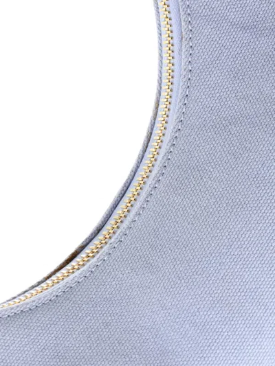 Pre-owned Givenchy Moon Cut Out Bag 4g Coated Canvas Small Hobo Bag In Blue