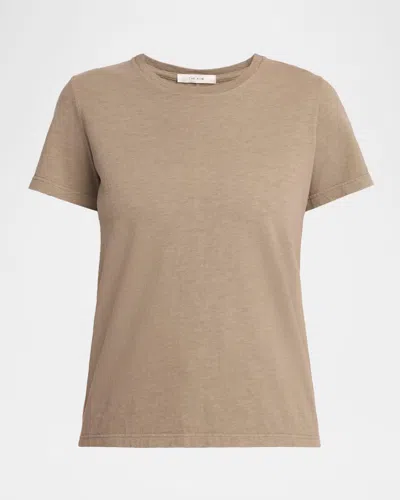 The Row Wesler Short-sleeve Cotton T-shirt In Neutral