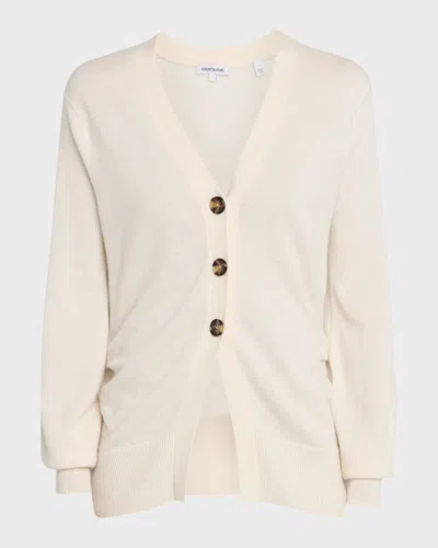 Veronica Beard Lamotte Cashmere Cardigan In Neutral