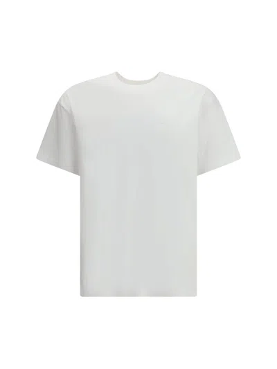 Givenchy Men White Crew Neck T-shirt With Logo On Front And Back In Cotton Man In White