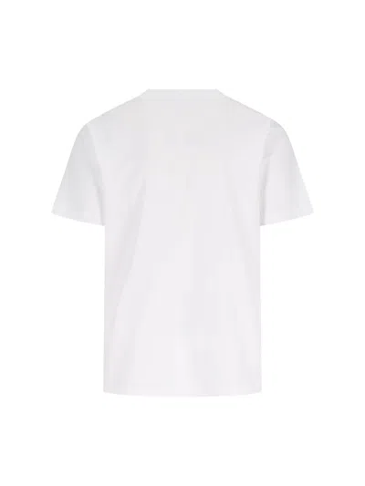 Givenchy White T-shirt With Maxi Logo On The Front In Cotton Man