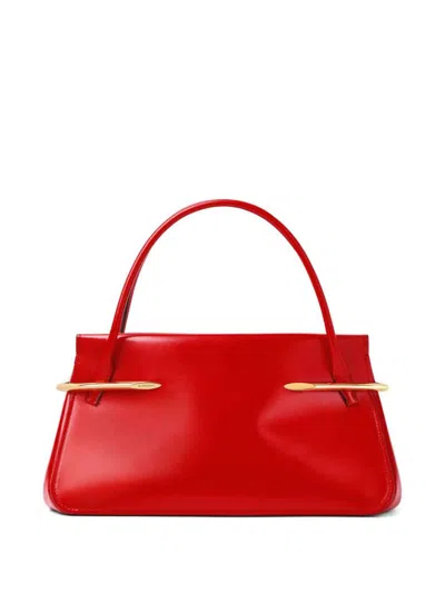 Givenchy Pinch Medium Shoulder Bag In Smooth Leather In Red