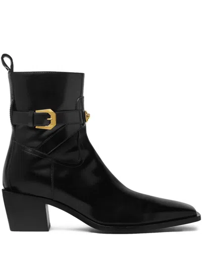 Versace Boots In Black