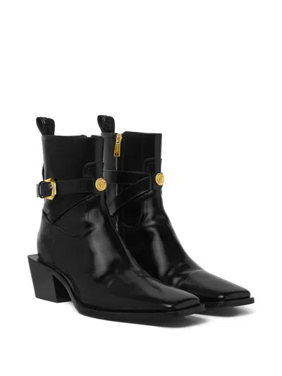 Versace Boots In Black