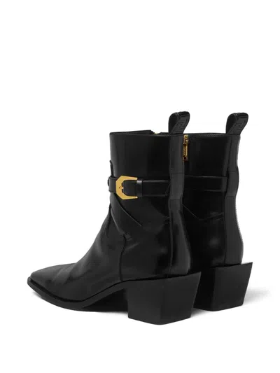 Versace Boots In Black