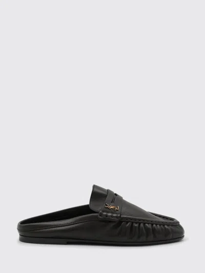 Saint Laurent Flat Sandal  Woman Color Brown In Brown