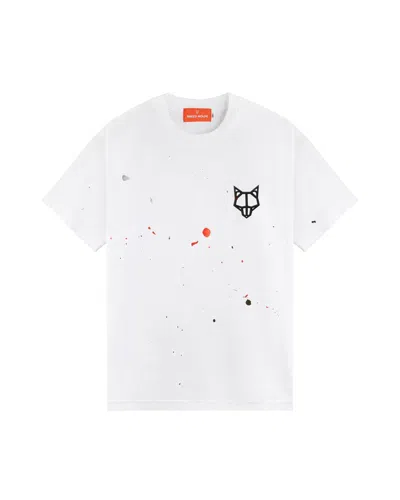 Naked Wolfe Man Wolfe T-shirt White Paint Splatter
