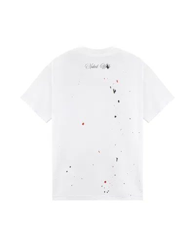 Naked Wolfe Man Wolfe T-shirt White Paint Splatter