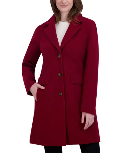 Laundry By Shelli Segal Walker Coat In Red