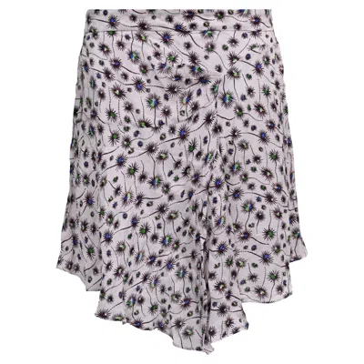 Isabel Marant Selena Mini Skirt In Multicolor Viscose In Multi