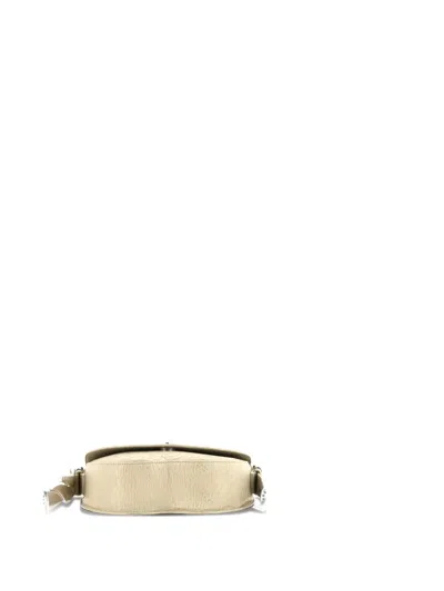 Pre-owned Burberry Chess Satchel Leather Small Crossbody Bag In Green