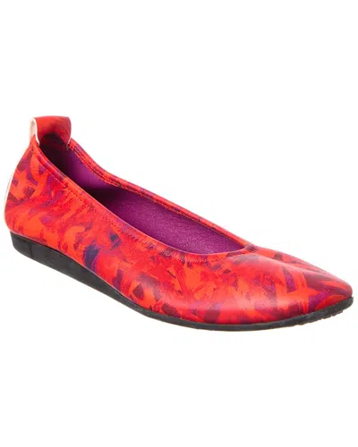 Arche Laiuza Leather Flat In Multi