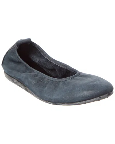 Arche Laius Leather Flat In Blue