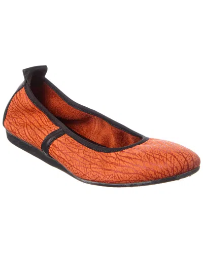 Arche Lamour Leather Flat In Multi