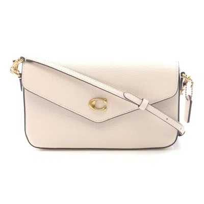 Coach Leather Wyn Crossbody Bag C8439 In White