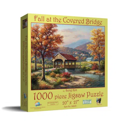 Sunsout Fall At The Covered Bridge 1000 Piece Jigsaw Puzzle For Adults